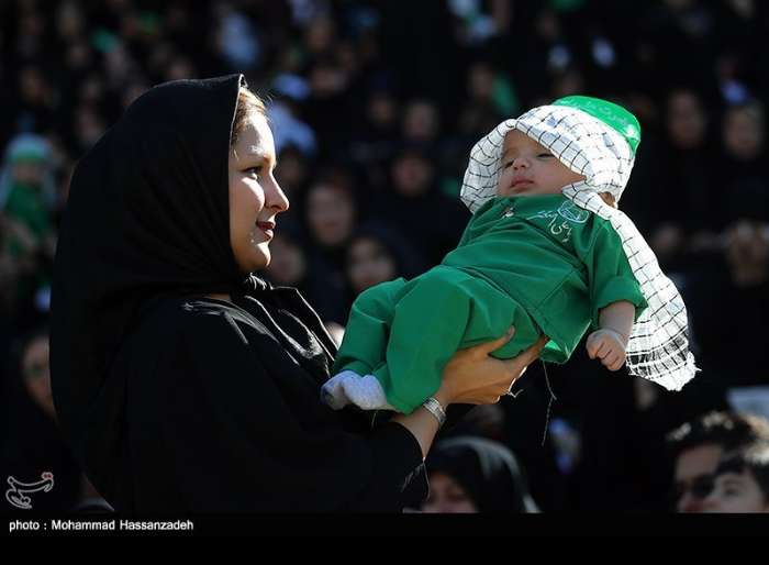 تصاویر منتخب مراسم شیرخوارگان حسینی