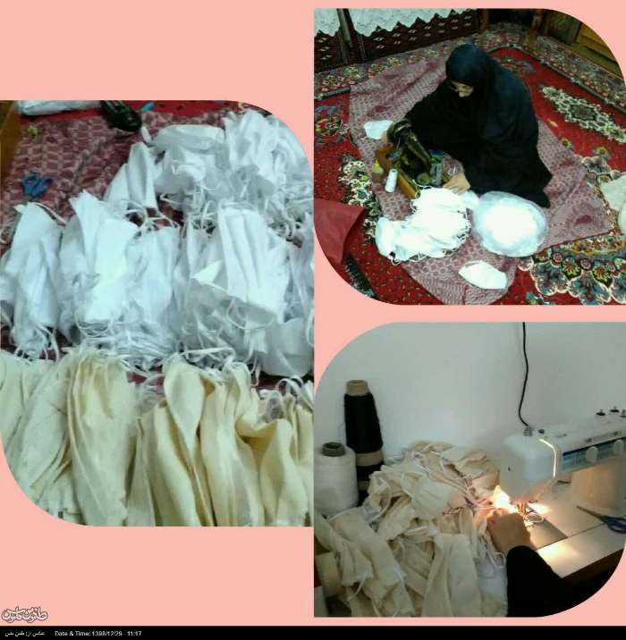 گزارش تصویری/ تلاش مجاهدانه خواهران بسیجی شهرستان آمل در جبهه دفاع از سلامتی