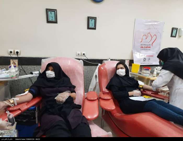 بانوان بسیجی استان سیستان و بلوچستان در طرح اهدا خون ملی شرکت کردند