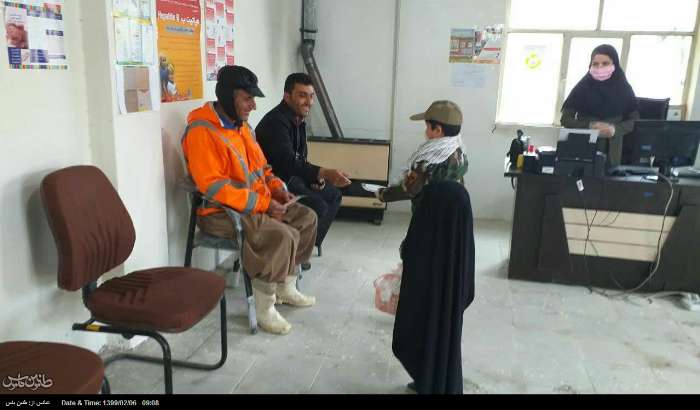 شرکت کودکان مهدقرآن های بسیج کردستان در رزمایش مؤمنانه
