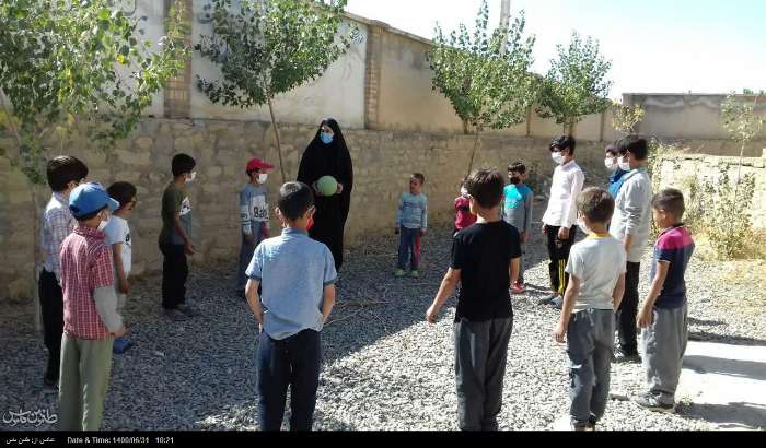 اردوی یک روزه گروه جهادی سردار همدانی در روستای کم برخوردار مهبار +تصویر