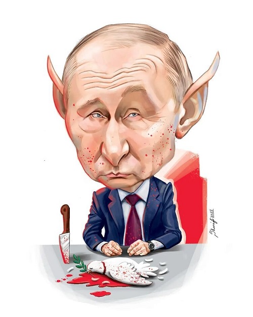 ژست پوتین برای مذاکره با اوکراین را ببینید!