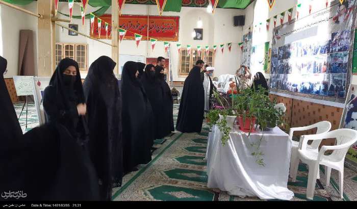 برپایی نمایشگاه پایگاه های اسوه بسیج خواهران شهرستان شوط