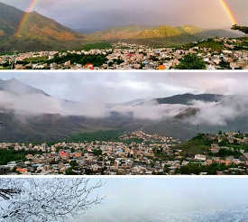 نمایی زیبا از سه فصل شهرستان کلیبر آذربایجان شرقی