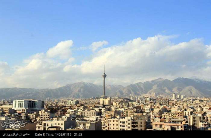 هوای سرد و یخبندان شبانه در تهران