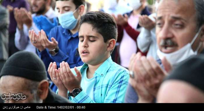 تجلی حد کمال جلوه عبادت و بندگی عید فطر با حضور خانوادگی در نماز فطر
