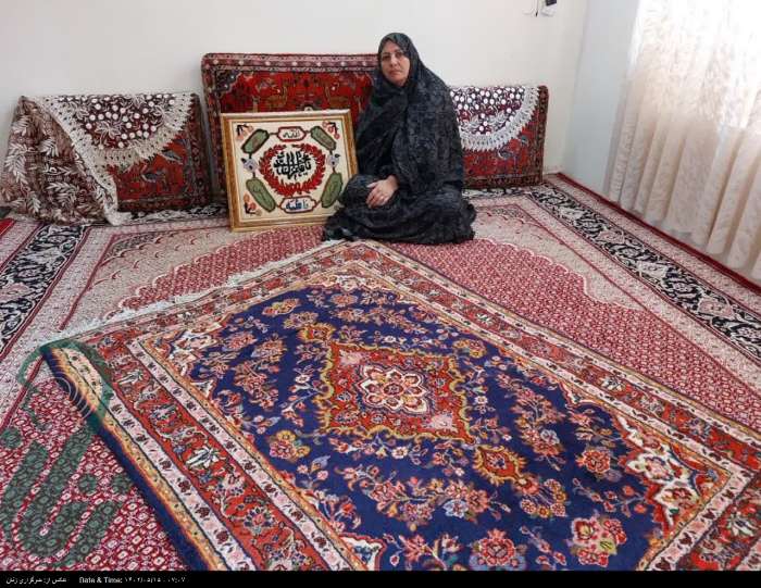 بانوی قالیباف بهاری که از دامن او هنر چند نفر پرورش یافت