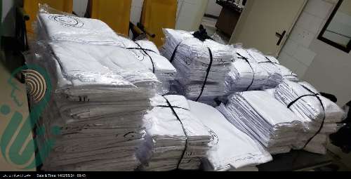 اهدای بیش از ۳۰۰ عدد ملحفه به بیمارستان شهید راثی شاهین دژ