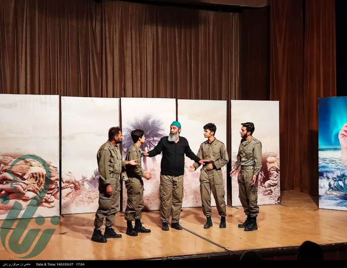 اجرای نمایش چکه صدای باران در شهرستان ملایر