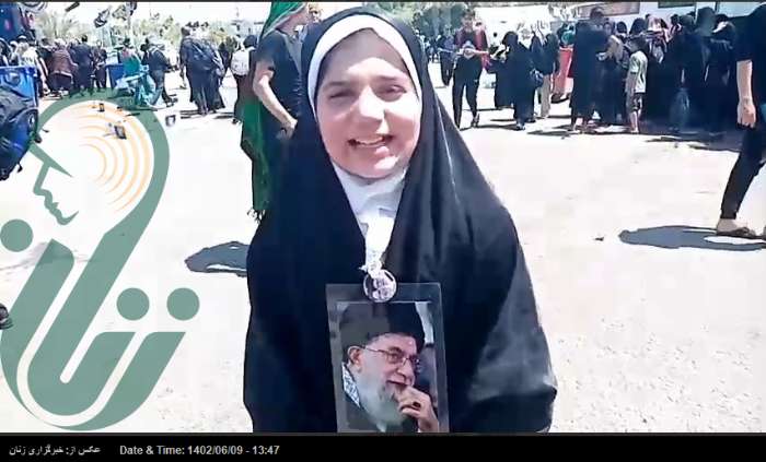 صحبت های دلنشین دختر 10 ساله گلستانی در مسیر اربعین حسینی