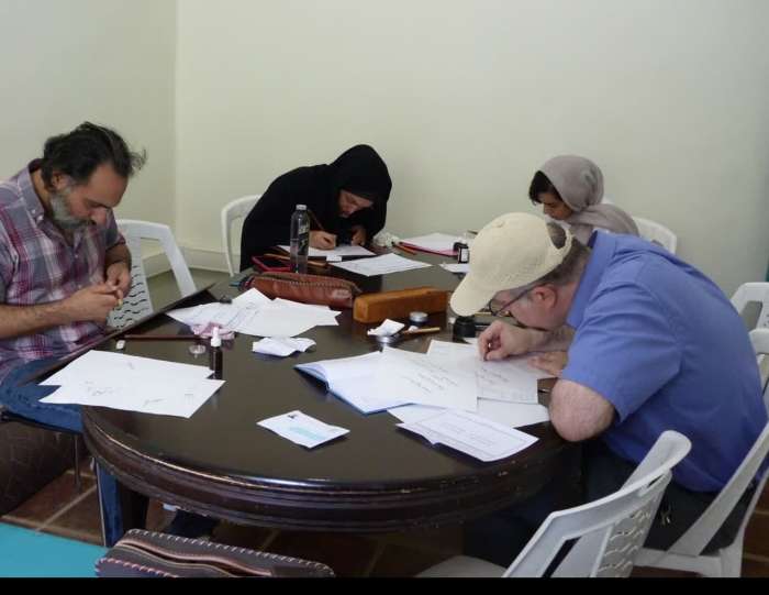 آزمون خوشنویسی در کرج برگزار شد + تصاویر