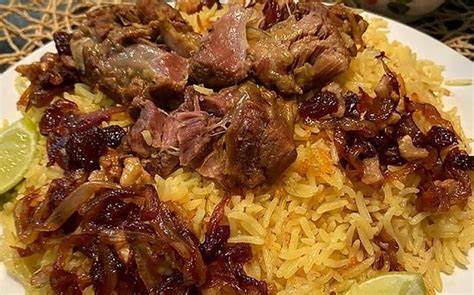 پلو گوشت عربی + طرز تهیه