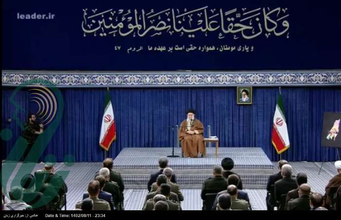 عرض ارادت لرستانی ها محضر  مقام معظم رهبری