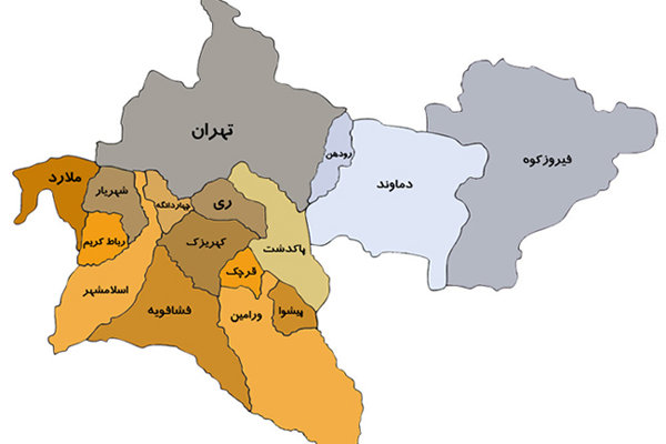 تقسیمات استان تهران تغییر پیدا می‌کند