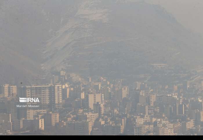 کیفیت هوای تهران قرمز شد