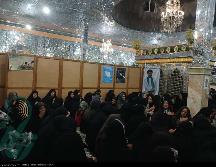 اجرای تشییع نمادین خیره النساء در امامزاده محمدطاهر آوج + عکس و فیلم