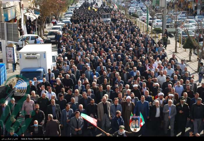 مردم استان تهران در محکومیت حادثه تروریستی کرمان به پا خواستند