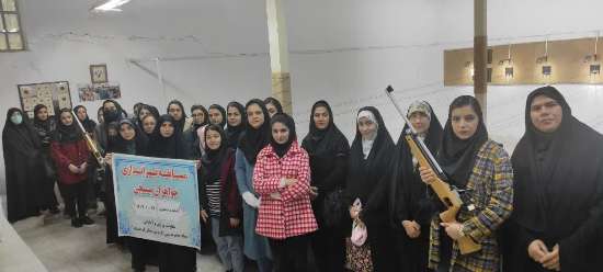 نفرات برتر مسابقات تیراندازی خواهران بسیج دانشجویی معرفی شدند