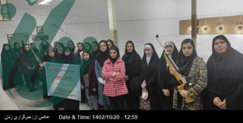 نفرات برتر مسابقات تیراندازی خواهران بسیج دانشجویی معرفی شدند