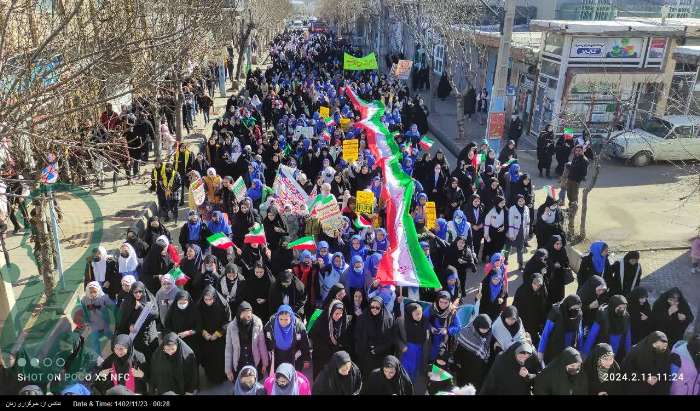 خیابان‌های آذربایجان غربی به رنگ حماسه درآمد/ حضور دشمن شکن مردان و زنان دیار امینی و باکری درجشن 45 سالگی انقلاب