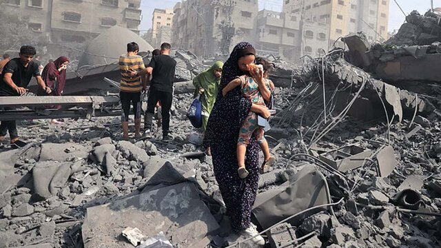 فلسطین روایت مصور شش دهه صبر و مقاومت زینبی /غزه؛ مادری داغدار فرزندان در برابر جهان کور و کَر !