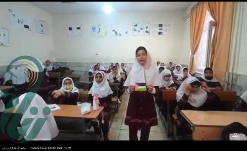 مصاحبه با دانش آموزان ساوجی و اعلام حمایت از کودکان غزه