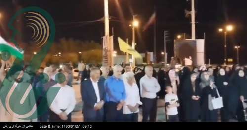 جشن مردم گناوه در حمایت از حمله پهبادی - موشکی ایران به اسرائیل