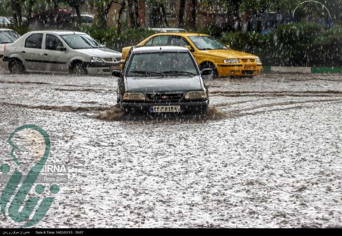 ممنوعیت تردد در این بزرگراه تهران به دلیل بارندگی