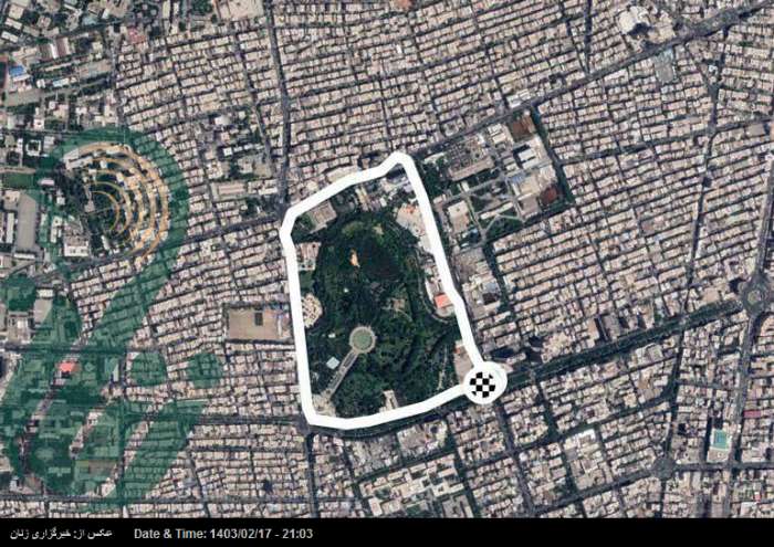 عکس هوایی از آخرین بازمانده‌ فضای سبز تهران!