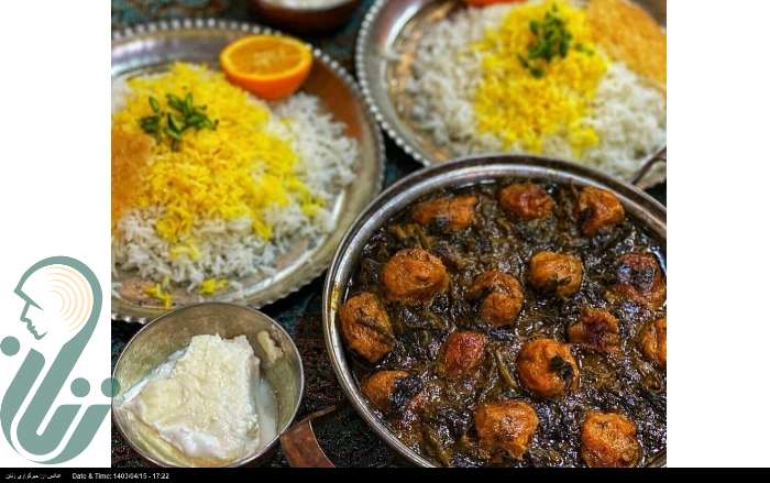 خورش اسفناج با کوفته قلقلی، یک غذای خوشمزه برای عاشقان اسفناج