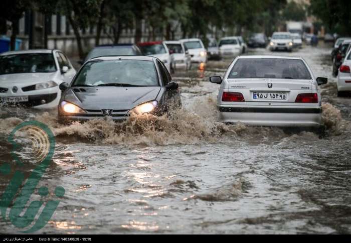 تشدید بارش‌ها و احتمال وقوع سیلاب در ۱۰ استان