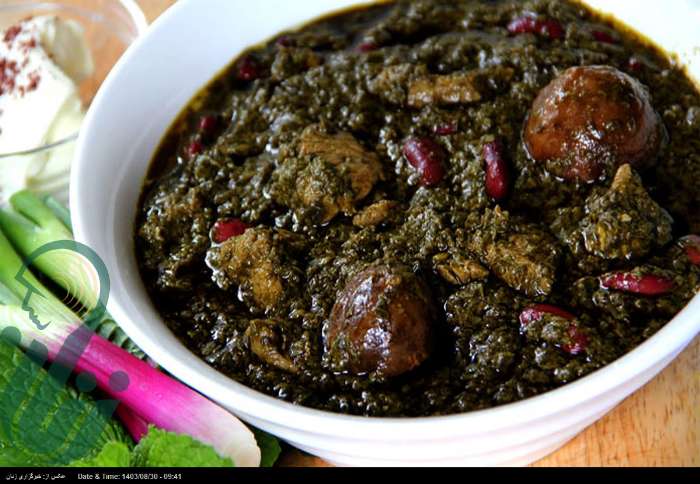 طرز تهیه قورمه سبزی خوشمزه و جا افتاده