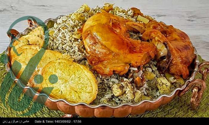 طرز تهیه پلو شوید با مرغ؛ پلوی مخلوط خوشمزه