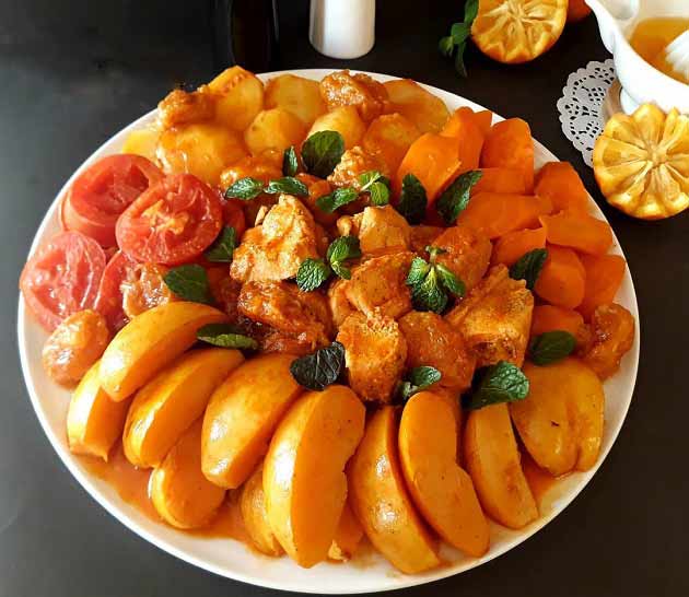 طرز تهیه و ترفندهای پخت تاس‌کباب با مرغ