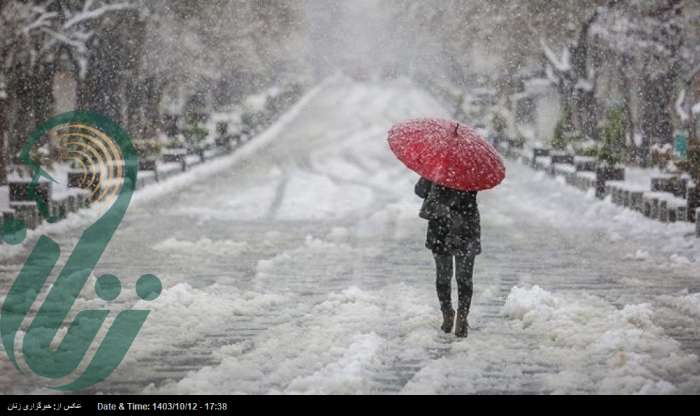 بارش برف و باران و کاهش دما در برخی استان‌ها