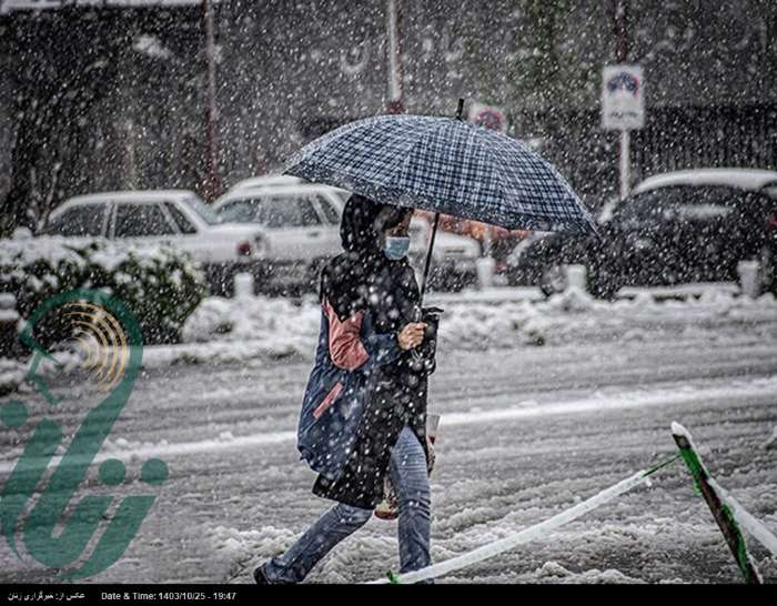 نصف ایران در ۱۰ روز آینده سفیدپوش می‌شود