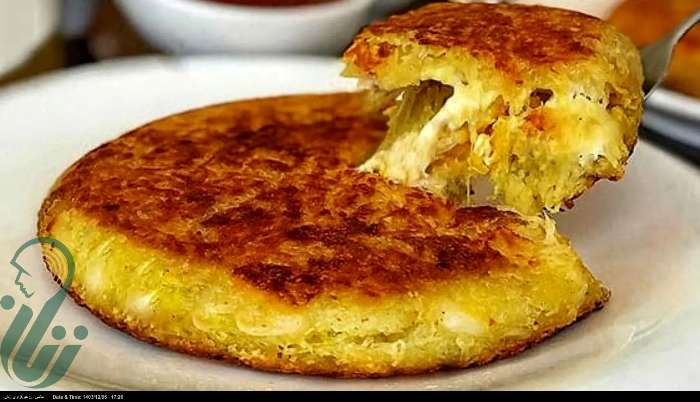 طرز تهیه کوکو سیب زمینی پنیری