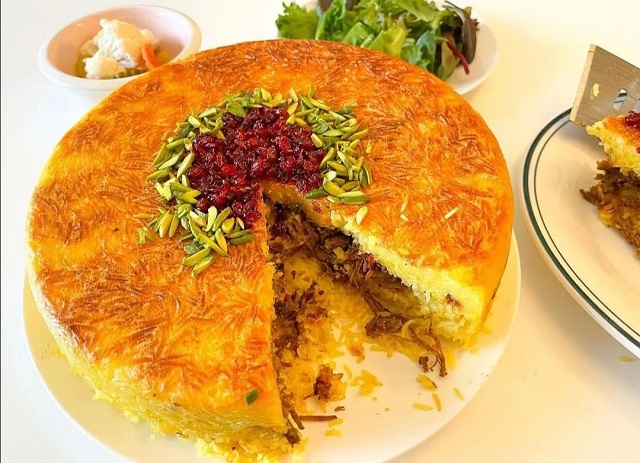 ته‌چین گوشت و سبزیجات + طرز تهیه