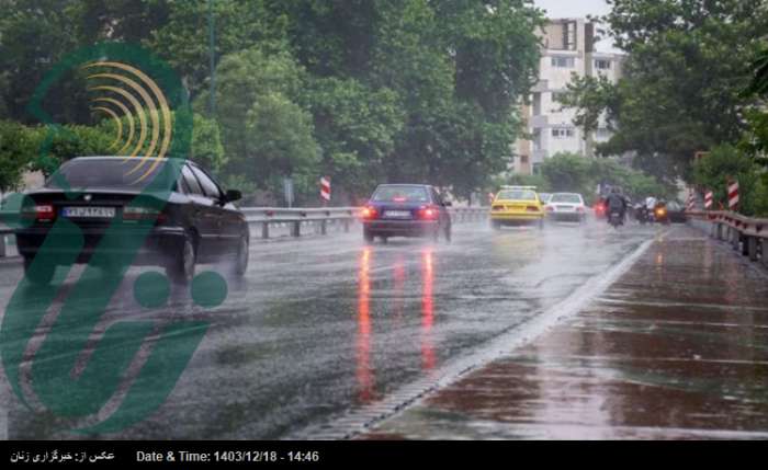 بارش باران در بیشتر استان‌ها/ خیزش گرد و خاک در برخی نقاط