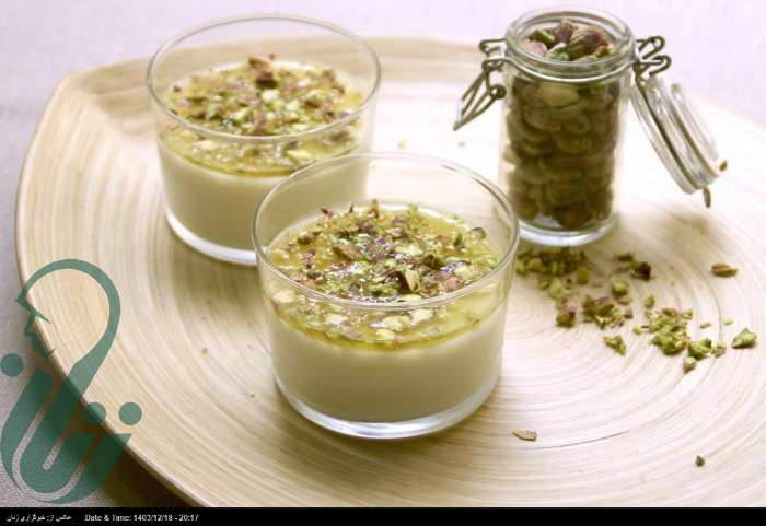 طرز تهیه یک دسر لطیف و خوشمزه برای افطار