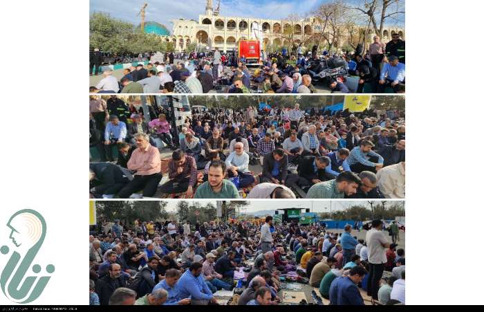 تصاویری از مراسم نماز عید فطر در مصلی تهران