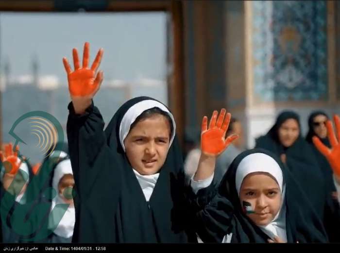 اجتماع ۳ هزارنفری دانش آموزان مشهدی برای همدردی با کودکان مظلوم فلسطینی