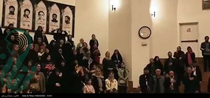 تجمع ورزشکاران بسیجی در محکومیت رژیم منحوس صهیونیستی