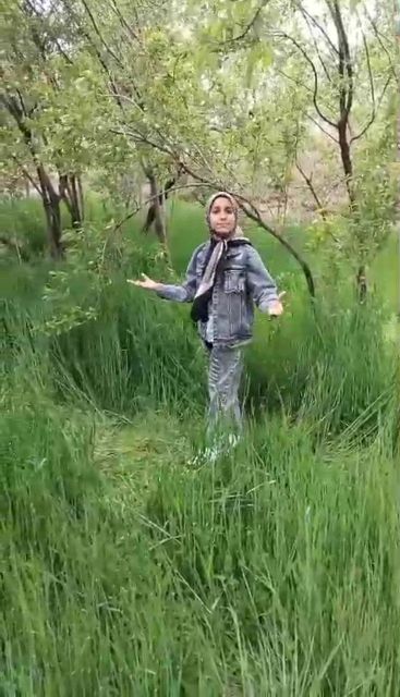 شعر خوانی دختر هنرمند راوه ای