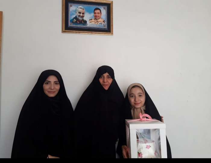 دلگویه دختر شهید مدافع حرم فاتح نژاد