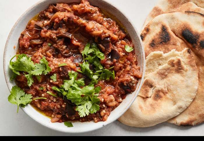 طرز تهیه یک خوراک خوشمزه مراکشی با بادمجان
