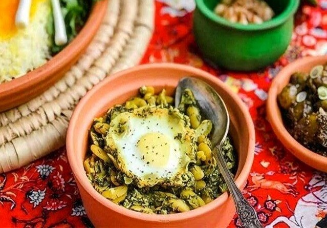 خورش اسفناج قالی؛ یک غذای اقتصادی و خوشمزه