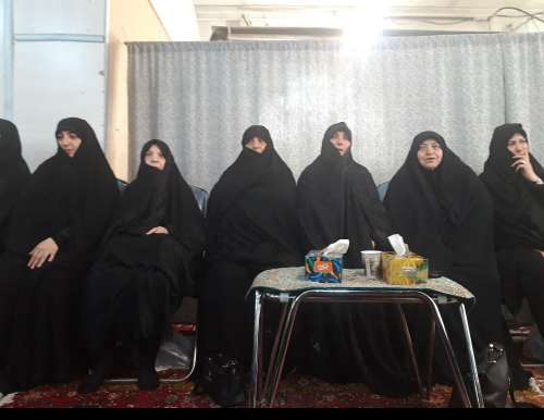 حضور مسئول بسیج جامعه زنان استان آذربایجان شرقی در مراسم سالگرد شهید مالک رحمتی در مراغه