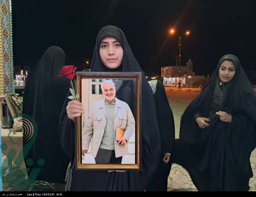 پویش «عکس سلفی با رفیق شهیدم» در شهرستان دیّر