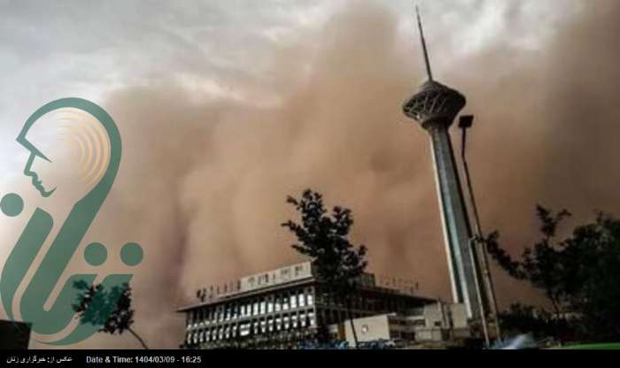 پیش بینی وزش باد و خیزش گرد و خاک در تهران